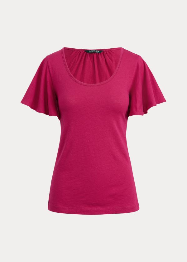 T Shirt Ralph Lauren Algodão Scoopneck Mulher 03587-UXDV